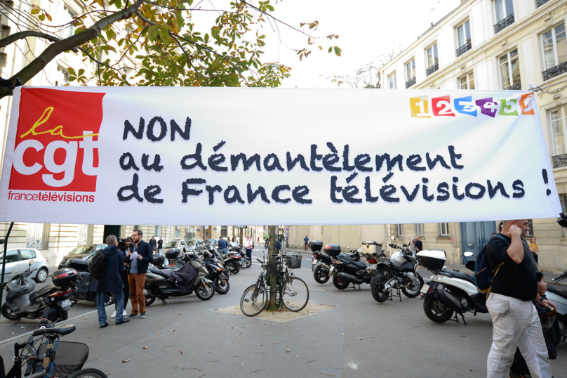 France Télévisions en grève contre les coupes budgétaires