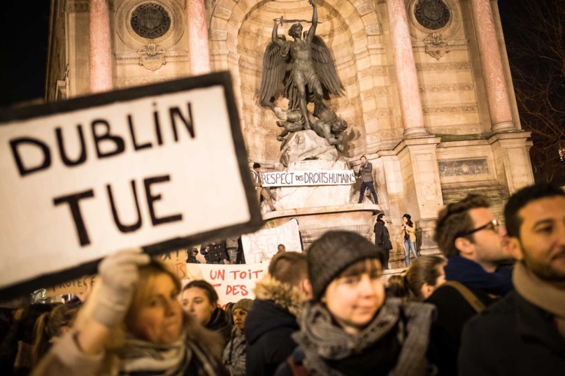 Manifestation contre la loi sur l’asile : « Personne n’est illégal »