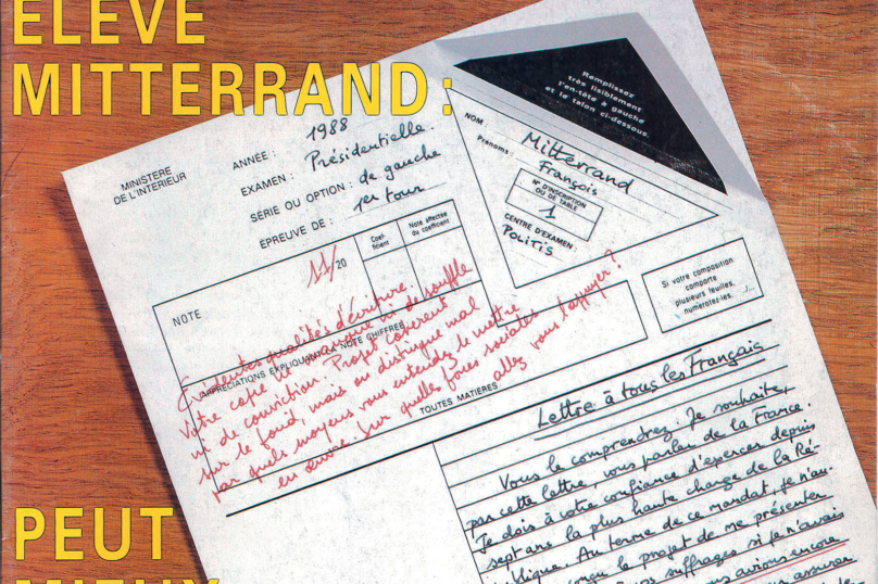 [POLITIS 30 ANS] 14 avril 1988 : Mitterrand annoté et évalué