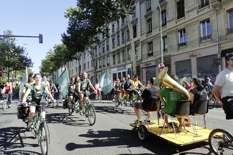 Les deux roues de la lutte climatique d’Alternatiba