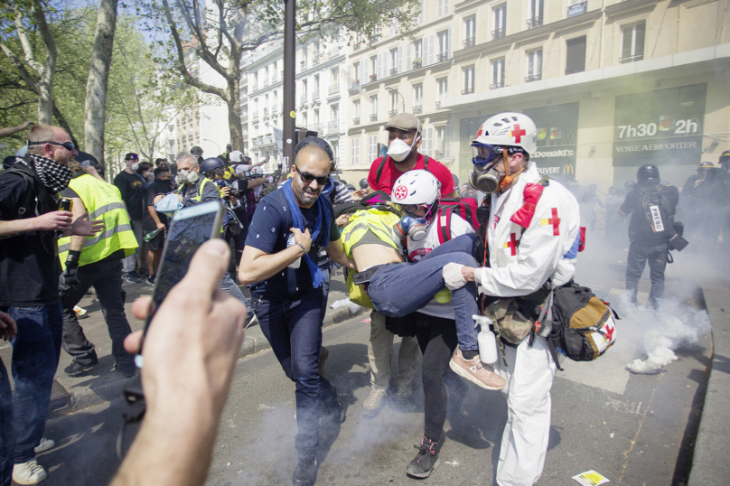 « La force du tir m’a mis à terre, j’ai vu mon œil couler »