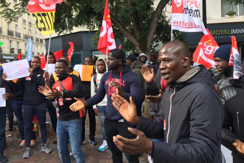 La grève des sans-papiers d’Île-de-France se heurte à un patron récalcitrant