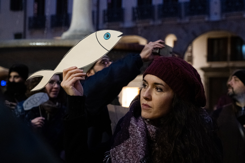 Les Sardines font bloc contre Salvini