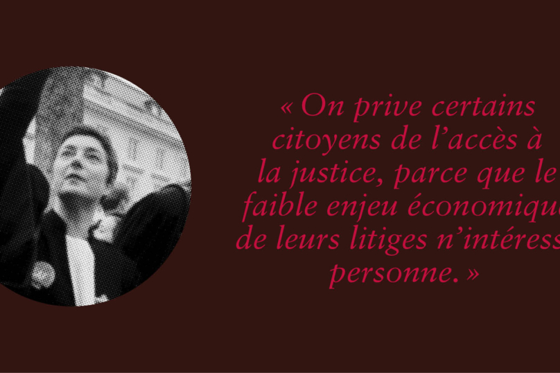 Estellia Araez, 44 ans, avocate, présidente du Syndicat des avocats de France