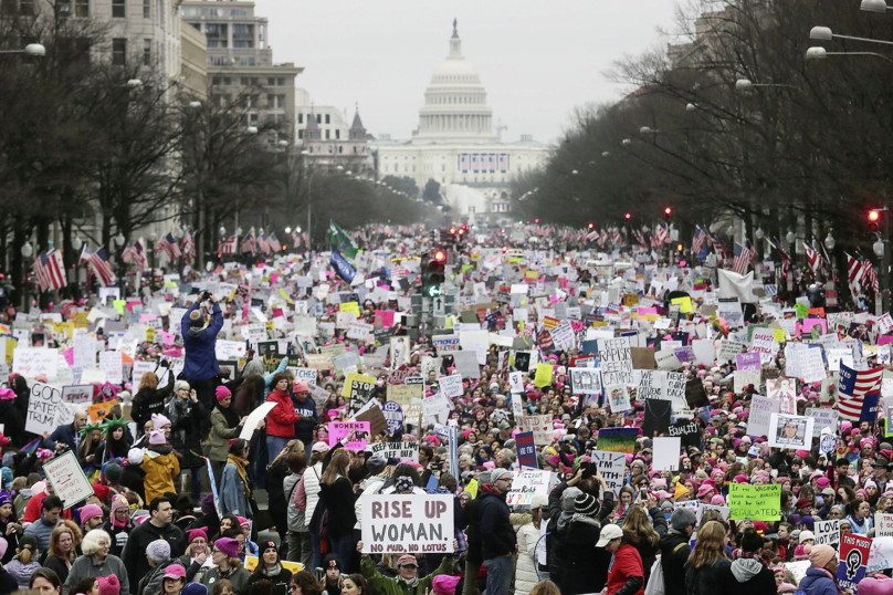 Contre Trump, une vague de « résistantes »