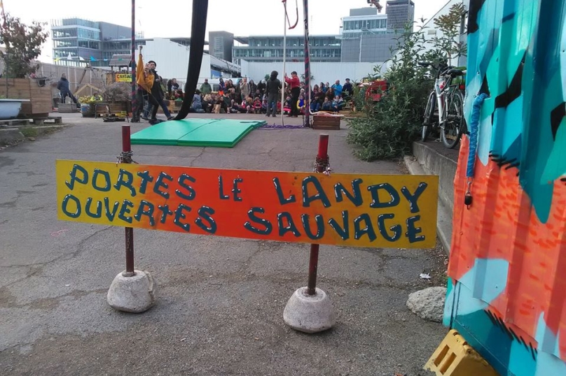 Au Landy sauvage, un confinement en collectif