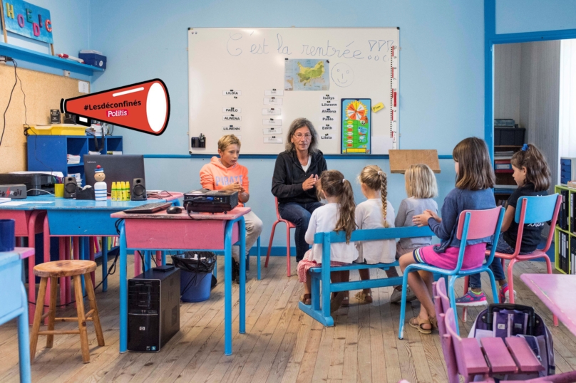 « Dans l’école où je garde des enfants, j’enfouis la peur et j’essaie d’être utile »