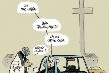 Les dessins de la semaine d’Aurel : messe et déconfinement