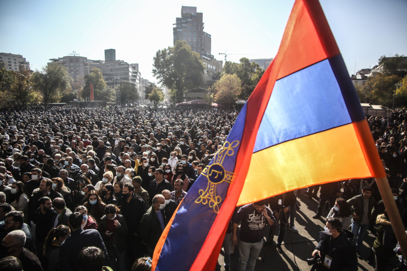 En Arménie, après la défaite, la crise politique