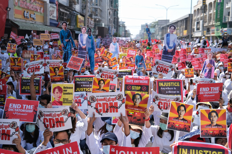 En Birmanie, la mobilisation ne faiblit pas