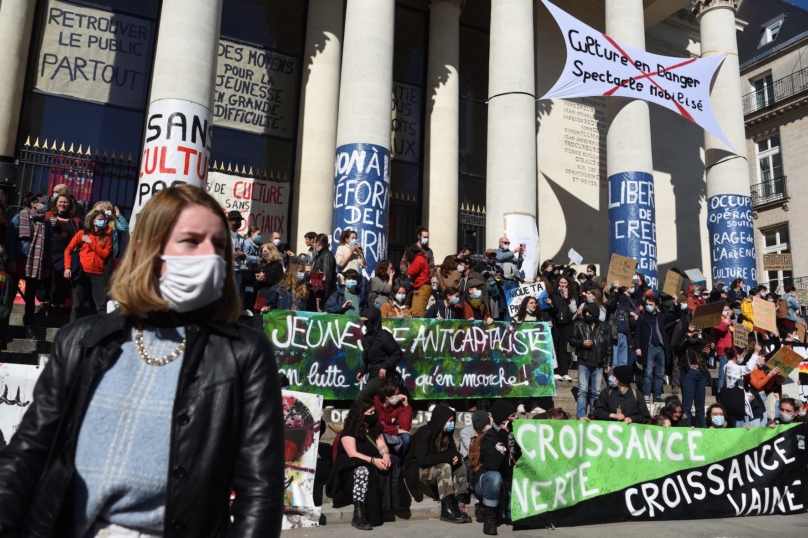 L’occupation du théâtre Graslin à Nantes par les intermittent·es du spectacle (vidéo)