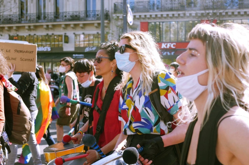 Une marche lesbienne historique