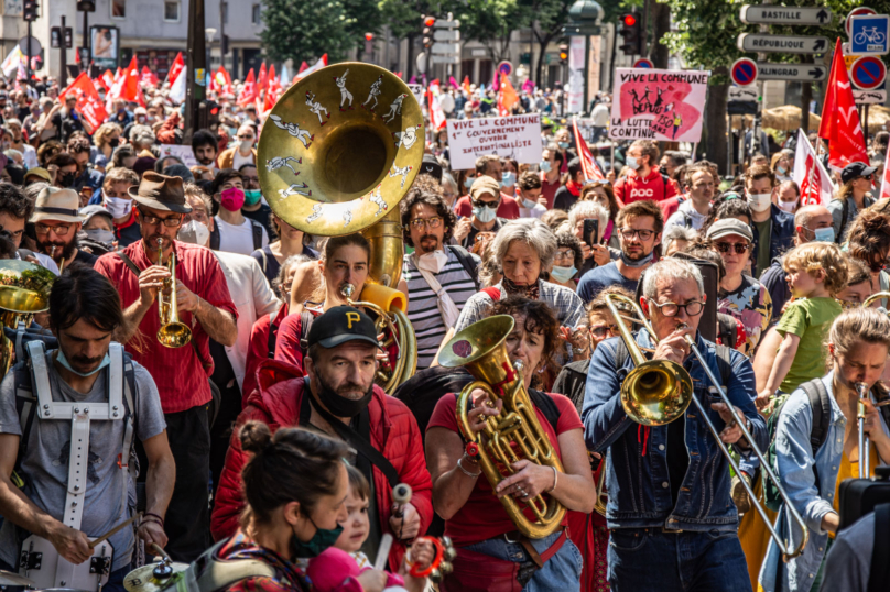 La foule a célébré la mémoire de la Commune