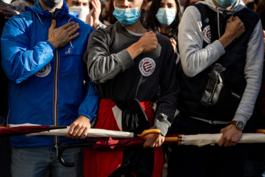 Manifestation inédite dans « le laboratoire des extrêmes droites »