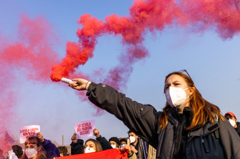 Italie : Grande mobilisation étudiants-lycéens