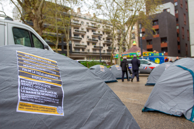 Montreuil : bras de fer entre sans-abri et la mairie