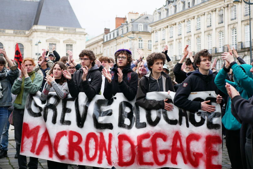 À Rennes, opération « ville morte » contre la réforme des retraites