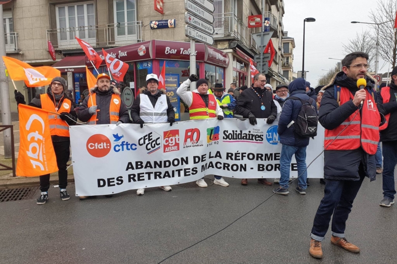 À Laon, « Macron se fout des ouvriers qui n’arrêtent pas de faire des efforts »