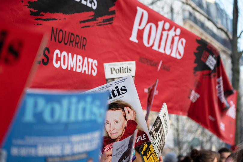 Politis au rassemblement des Glières 