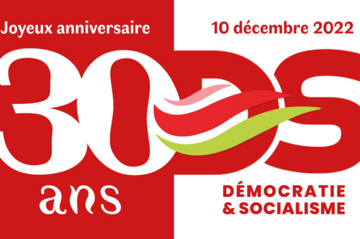 « Démocratie & Socialisme » fête ses 30 ans