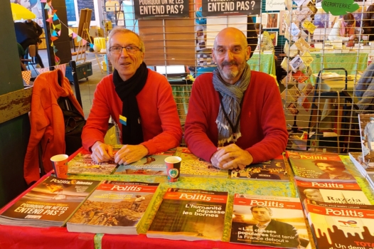 L’association Pour Politis, bien présente au salon FELIPE