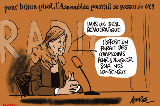 Le dessin d’Aurel : 49.3 et opium du peuple