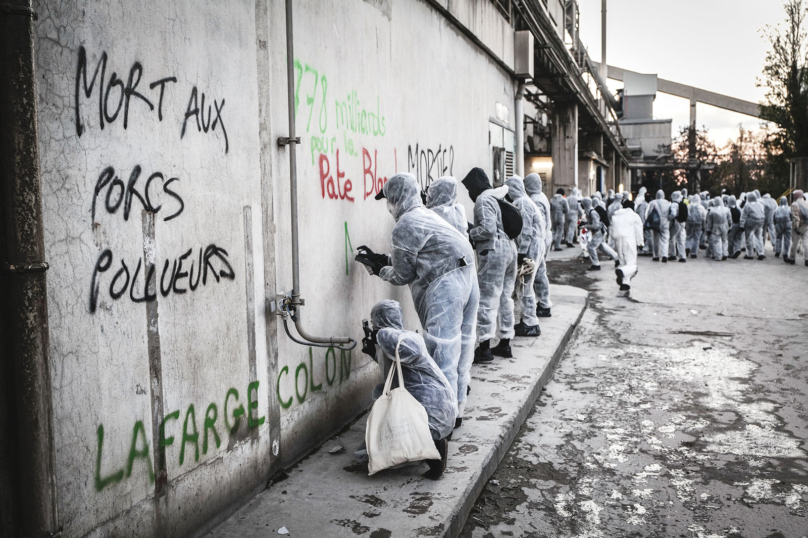 Lafarge ciblé par les écolos