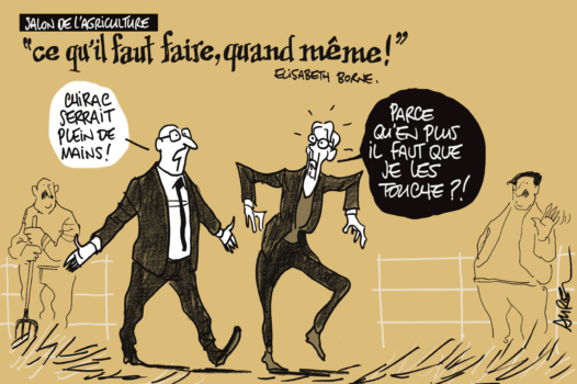Le dessin d’Aurel : Borne au salon de l’agriculture et les retraites au Sénat