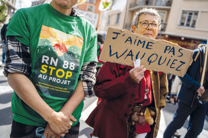 Déviation RN 88 : une lutte pour lui barrer la route