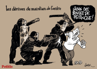 Le dessin d’Aurel : les dérives du maintien de l’ordre et l’élargissement de la « majorité »