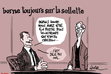 Le dessin d’Aurel : Borne sur la sellette et la fin des trottinettes