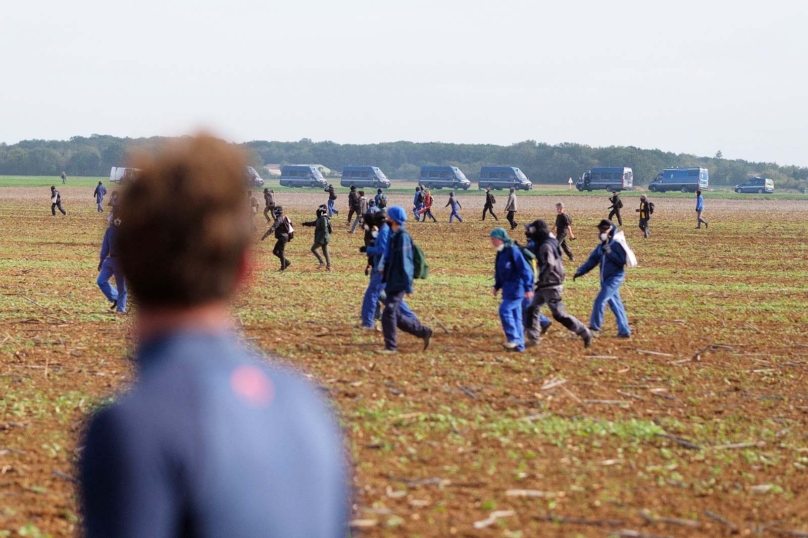 Une mégabassine rebouchée dans le Vexin