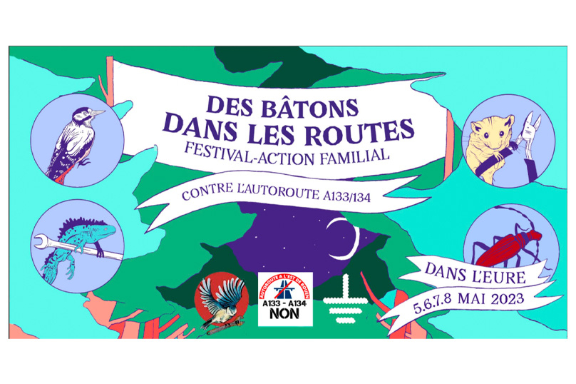 Du 5 au 8 mai : festival-action « Des bâtons dans les routes »