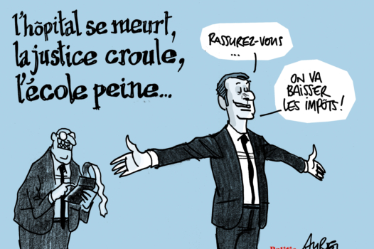Le dessin d’Aurel : baisse d’impôts et démission du maire de Saint-Brevin