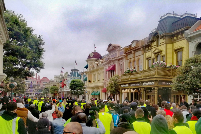 Grève à Disneyland Paris