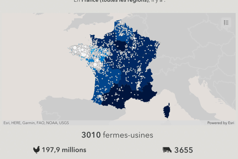 Greenpeace : une nouvelle carte des fermes-usines 