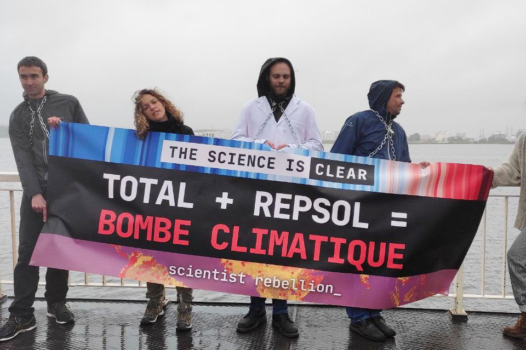 Mobilisation contre TotalEnergies au Havre 