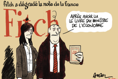 Le dessin d’Aurel : Fitch et l’abonnement au train en Allemagne