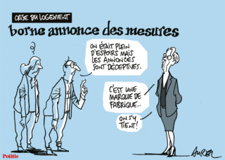 Le dessin d’Aurel : la crise du logement et la note AA de la France
