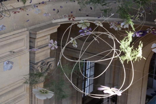 Des girafes au palais