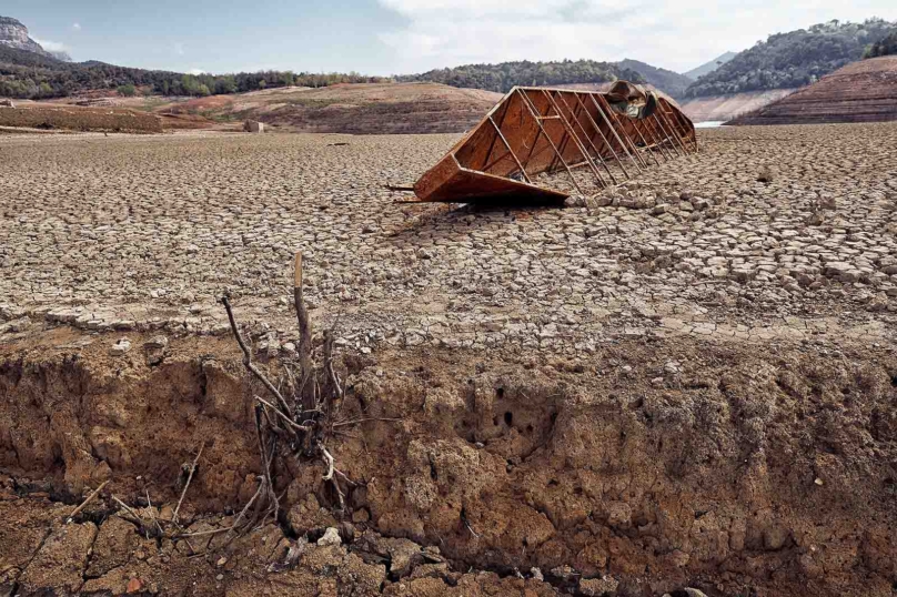 En Catalogne, le barrage de Sau à sec