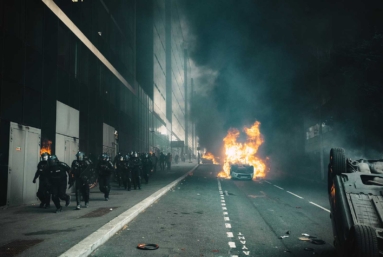 À Nanterre, une longue nuit de colère