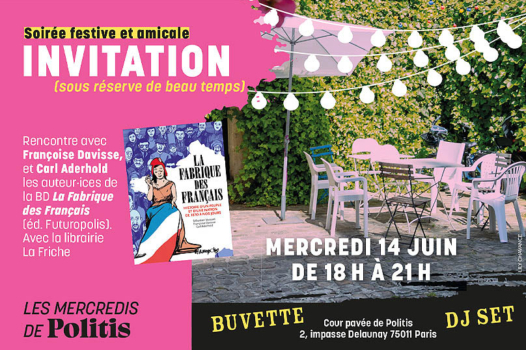 Nouveau rendez-vous : « Les mercredis de Politis »