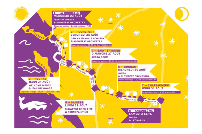 23 août – 2 septembre : cyclo-festival Les Furtives