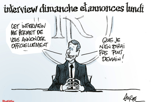 Le dessin d’Aurel : les annonces de Macron et le RN entre au Sénat
