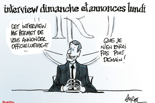 Le dessin d’Aurel : les annonces de Macron et le RN entre au Sénat