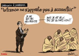 Le dessin d’Aurel : Darmanin à Lampedusa et la semaine chargée de Macron