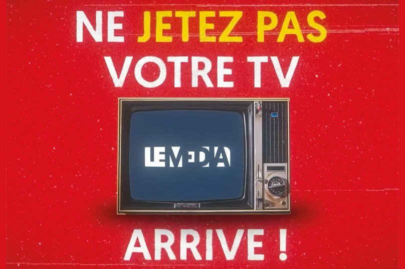 Le Média passe à la télé