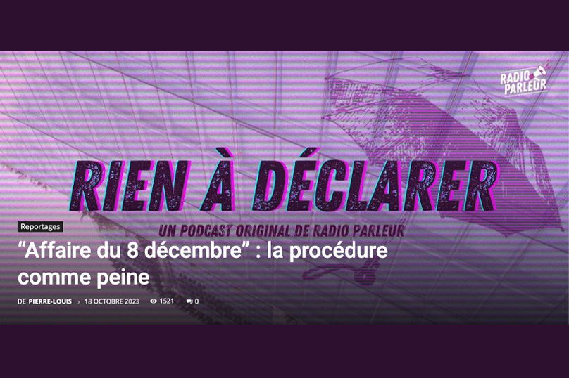 Le podcast de la semaine : « Rien à déclarer » de Radio parleur