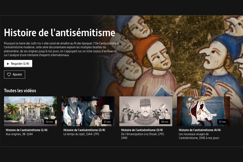 Le conseil de la semaine : « Histoire de l’antisémitisme » sur Arte